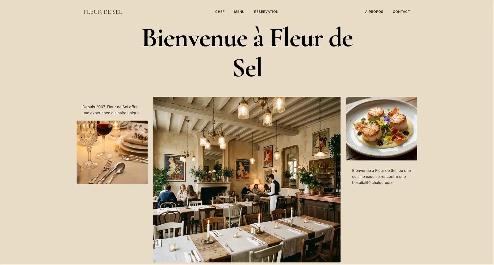 Fleur de Sel | Restaurant